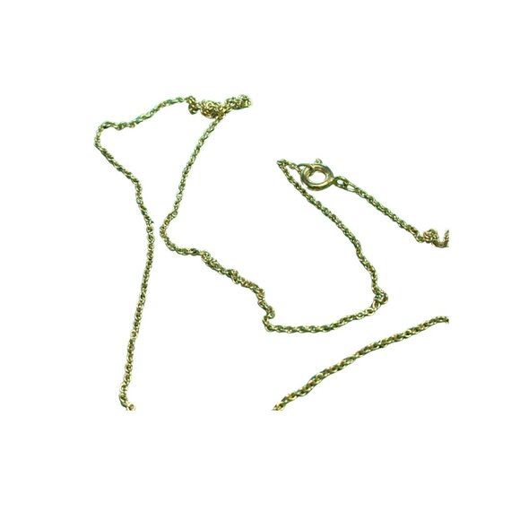 SOLD gold fairy necklace - Picture 4 of 4